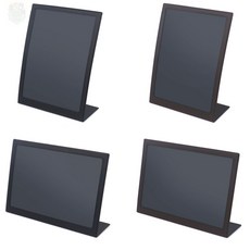 뜬구름디자인 PVC 고급 게시판 A4 a4종이상장케이스, 가로-검정