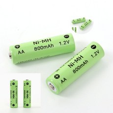 800mAh 니켈수소배터리 AA 건전지충전 2P세트 랜턴건전지 충전식건전지, 상세페이지 기재
