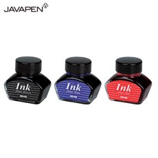 자바 만년필용 병잉크 30ml 흑색+청색+적색 1세트, 1개