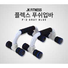 H형 푸쉬업바 P-2, P-2 그레이블루