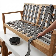 나이스본 쇼파밴드 탄력 고무 쇼파 복원 밴드, 1개, 50mm x 15m 쇼파밴드