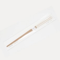 야마치쿠 스스케 대나무 젓가락 스퀘어 23cm, 아이보리, 단품, 1개