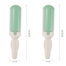 寵物除毛神器 寵物除毛器 黏毛器 貓毛清理器 除毛清潔刷 寵物粘毛器便捷清潔刷沙髮衣物祛毛一鍵祛毛貓狗星空衛士刷毛器, 【白綠色*2】升級款粘毛器, 1個