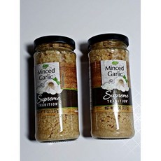 수프림 트래디션 다진 마늘 8온스 (2개 팩) Supreme Tradition Minced Garlic 8 Ounce (Pack of 2), 1개