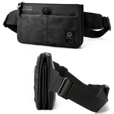 자크앤 여행용 남성힙색 슬림한 허리가방 슬링백 파우치