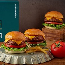 (담짜몰) 정통 미국식 수제 치즈 햄버거 밀키트 3인분 j19*806Bs, 740g, 1개