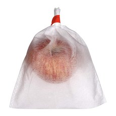 과수보호백 핀부착 부직포 과수봉지 포도 복숭아 사과 배, 1호, 200개, 흰색