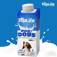 탑라이프 강아지 산양유 펫밀크 200ml 강아지우유 초유, 1개, 펫 우유