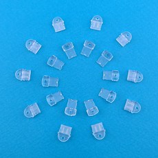 비즈톡 [TH-1-04]스마트폰 충전 포트 먼지 차단 마개 C타입 8핀 투명고리