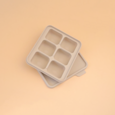 홍스마마 플래티넘 실리콘 이유식 큐브 이유식 준비물 얼음틀 아이스몰드 아이스 트레이 실리콘 몰드 마늘틀, 1개, 토피넛, 60ml