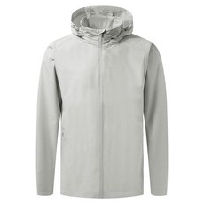 M MAELREG 남성용 경량 재킷 방수 윈드브레이커 패커블 후드 골프 재킷 남성용 러닝 하이킹용 글레이셔 그레이. M