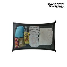 CAMPING FLYING 汽車頂置物網 快拆可調長度 露營裝備收納, 1個