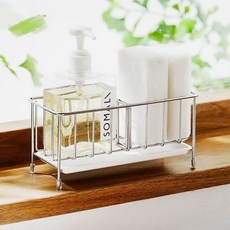 스텐 수세미 거치대 주방세제 선반 chl+3914ft