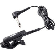 全新日本 KORG CA-2 調音器 CM300全音域 半音數位調音器 烏克麗麗 吉他 提琴 管樂皆可使用, 1個, CM-300（黑）拾音夾