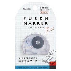 Kanmido 可撕式螢光筆 學習用 藍色, 1個, 1入