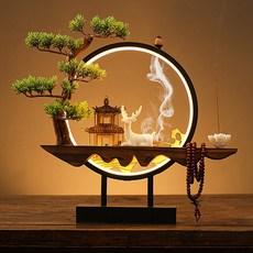 인테리어 장 미륵 보살 반가사유상 앉아 답례 장사 용 천주머니 석불상 사암 초재, 일록고승 향 증정, 1개