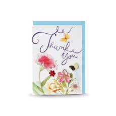 타이포 캘리그라피 입체 카드 봉투 세트 어버이날 스승의날 엽서, 5세트, 땡큐 카네이션