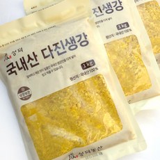 클릭마켓 국내산 25년 햇 다진생강 500g 특품 햇생강 냉장 간생강, 1개