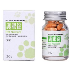 現代百益康 護眼膠囊 30錠/60粒 寵物保健, 1個, 改善淚液/眼睛健康, 60顆