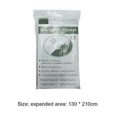 열 방풍 담요 야외 처치 군사 키트 방수 호일 하이킹 캠핑, 1개, 7. 1 PC Style D