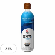 백설 참치액 순 더 깔끔한 맛, 500g, 2개