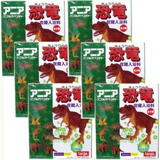 일본직배송 6개 세트 아니아 애니멀 어드벤처 공룡 탄산 입욕료 증정품 포함 숲속 향기
