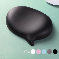 일상이지 말캉 버블 키보드 마우스 손목 받침대 손목 보호 팜레스트 마우스 단품, 1개, 블랙