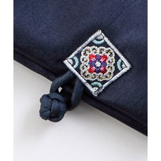 패션스타트 이영희 한복 전통매듭단추_진남색, 진남색, 1개