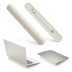 아이패드 태블릿 필기 드로잉 거치대 3단 각도 조절 노트북 거치대, Bright Beige