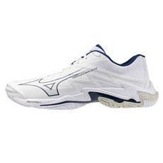 美津濃 男女排球鞋 WAVE LIGHTNING ELITE V1GA260055 風暴藍/雪白色