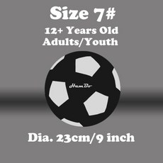 사일런트 풋볼 사이즈 7 # 5 3 음소거 튀는 실내 무소음 에어리스 축구 공 거품 재미있는 스포츠 게임, 3)사이즈 7 - 9inch