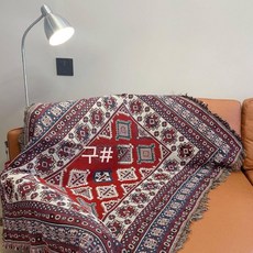 캠핑 매트 보헤미안 감성 담요 이불 러그, 미아 바간디