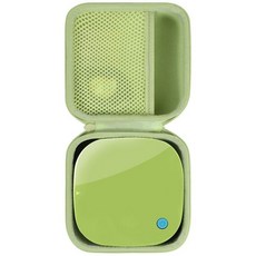 Lebakort DYMO LetraTag 200B 라벨 메이커와 호환되는 보관 케이스 (피스타치오 옐로우 케이스), 피스타치오 옐로우 케이스