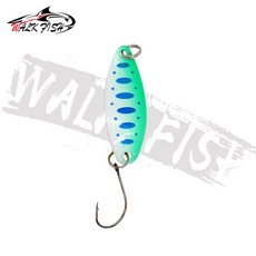 WALK FISH 금속 스피너 스팽글 소음 페일렛 인공 미끼 스푼 송어 낚시 루어 하드 베이트 스팽글 스피너 3.4cm 3.5g, [04] D 4