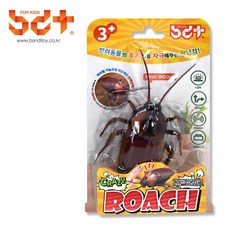 바퀴벌레 모형 장난감 리얼 곤충 피규어 센서 반응 움직임 작동 완구, 1개, 상세페이지 참조