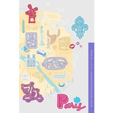 Createspace Paris Blank College Ruled Journal 6x9: 120 Creme Pages (60 spreads) / 1/4\" spaced rule, Createspace Paris Blank Colleg
