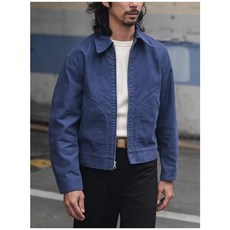 BRONSON 摩毛純色復古短款外套