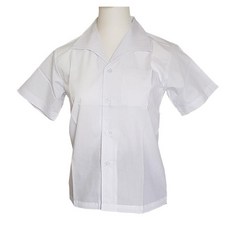中美牌 學生制服上衣 短袖 白色