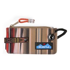KAVU Clipper 카드 케이스 양면 지갑 클립 키링 포함 Horizon Run 단일 사이즈