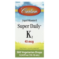 칼슨 액상 비타민K 슈퍼 데일리 K2 45mcg 10.16ml, 10.055ml, 1개