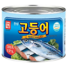 고등어 통조림 1.88KG 한성, 1개