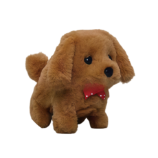 送牽繩 仿真電動小狗 電動狗 玩具狗 仿真走路 趣味小狗 音樂玩具 遛狗 仿真小狗 兒童玩具 哈士奇柴犬, 1個, 拉布拉多【送牽繩】