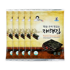 안옥남 재래김 5봉 조미김 전장김, 5개, 20g