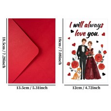 嗨購 熱銷結婚賀卡，浪漫婚禮祝福卡片，新人結婚賀禮首選