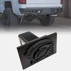 Grim Reaper 데스 메탈 트레일러 히치 커버 5.1cm(2인치) 견인 후면 리시버 플러그 SUV 픽업 트럭용 158640, Grim Reaper 데스 메탈 트레일러 히치 커버 5