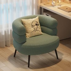 의자 북유럽 벨벳 카페 소파 드레스 안락 등받이 패브릭, 파티클러스 대형 딥그린 A