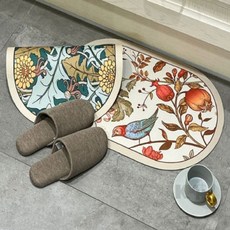 규조토 발매트 빨아쓰는규조토발매트 화장실발매트 욕실발판, 민들레