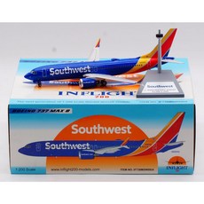 Inflight 200 西南航空 B737-8 MAX N8889Q 1:200 飛機模型 精緻收藏 航空迷最愛, 1個