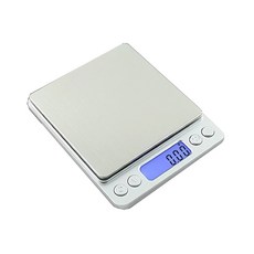 高精度電子秤 0.01g 廚房料理食品秤 珠寶秤 500g/1000g 不鏽鋼面板 LED背光 多功能計數, 秤重500G/精度0.01G, 500g