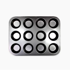 비즈쿡 낮은머핀팬 12구, 5개